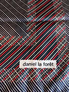 Daniel la Foret square silk scarf